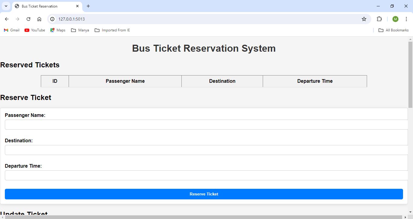 Bus Ticket System
